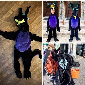 Disney Dragon Costume - Black and Purple
